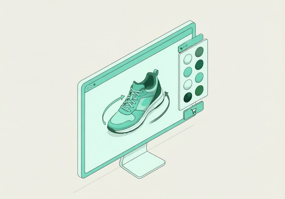 在线 3D 产品定制系统